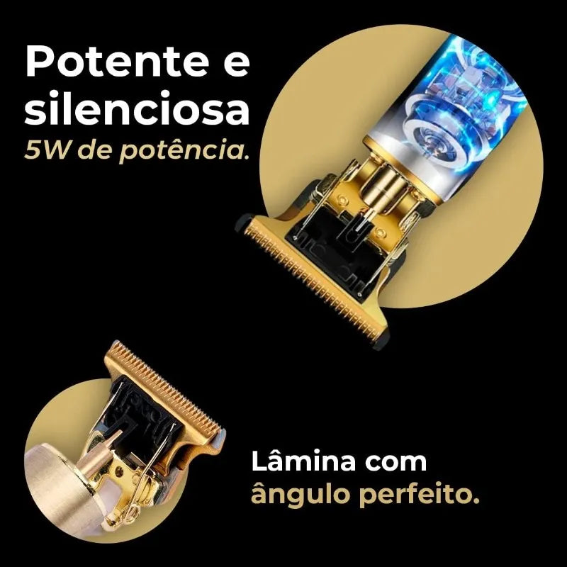 Maquininha Profissional Para Barba e Cabelo ProCut Max!