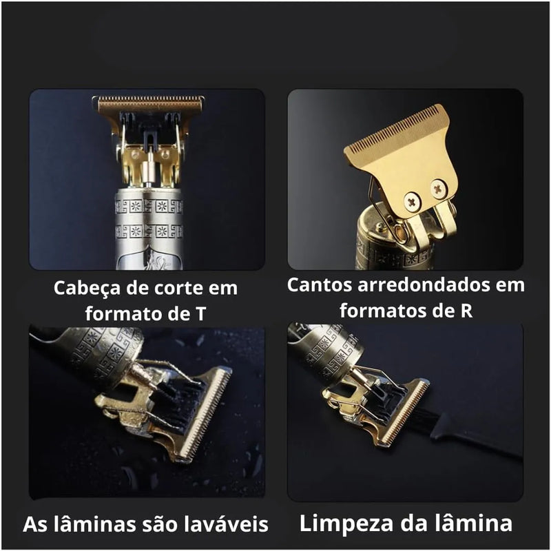 Maquininha Profissional Para Barba e Cabelo ProCut Max!