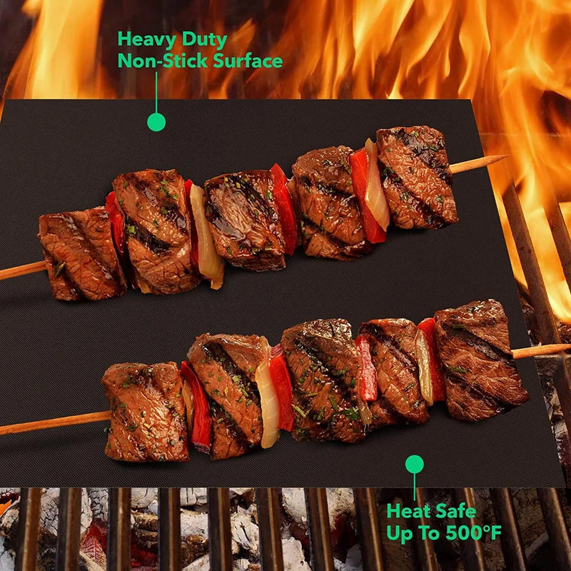 Tapete Antiaderente Para Churrasco Reutilizável