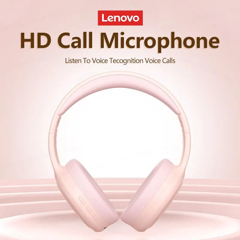 Lenovo-TH30 Fones De Ouvido Sem Fio Com Microfone, Bluetooth