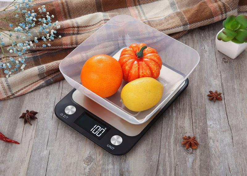 Balança de Alta Precisão Em Aço Inox Digital, Eletrônica, Inteligente, Pesagem De Alimentos