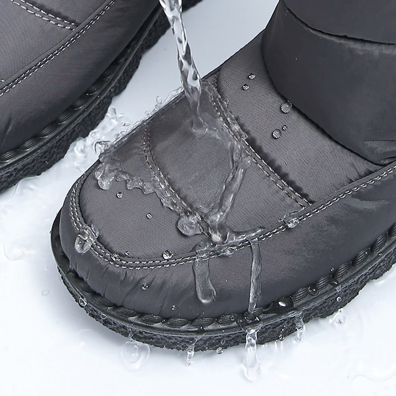 Bota Feminina De Inverno Impermeável