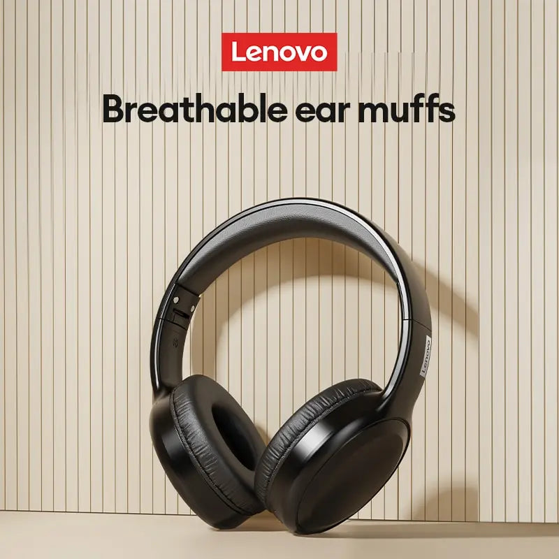 Lenovo-TH30 Fones De Ouvido Sem Fio Com Microfone, Bluetooth