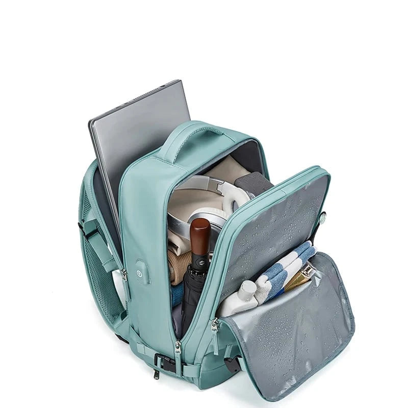 Mochila Impermeável Com Interface De Carregamento USB