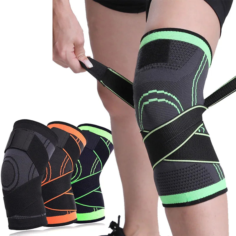 Joelheiras Elásticas Pressurizadas, Protetor Fitnes