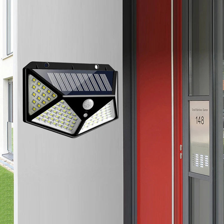 Luminária De Led Solar Com Sensor De Movimento