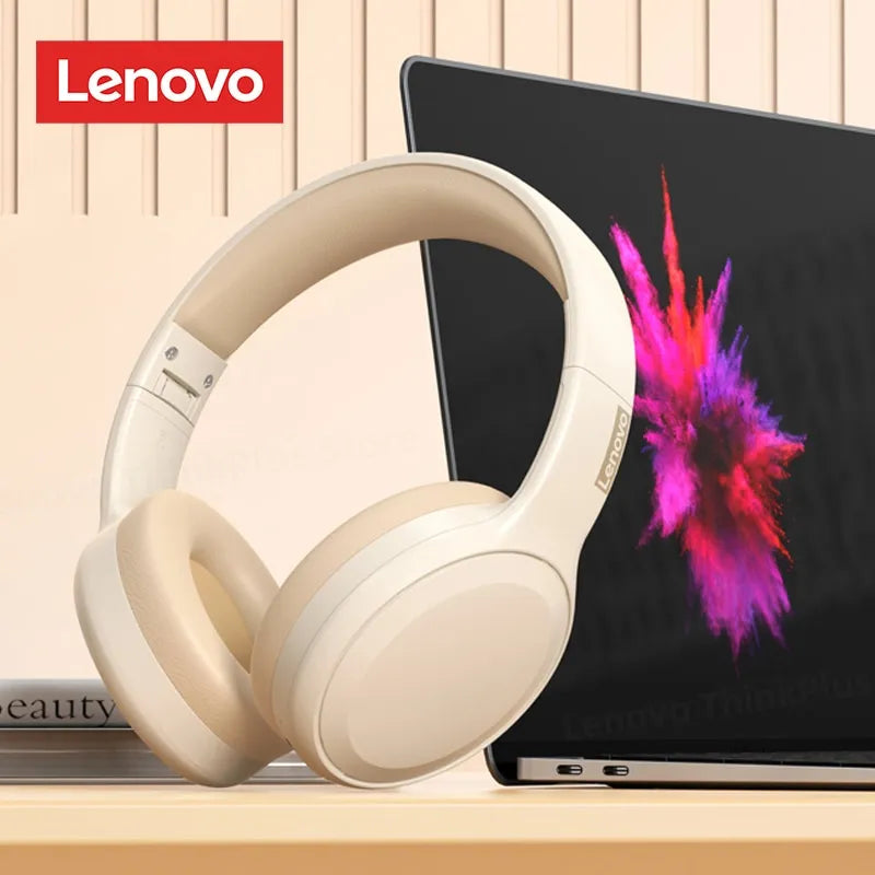 Lenovo-TH30 Fones De Ouvido Sem Fio Com Microfone, Bluetooth