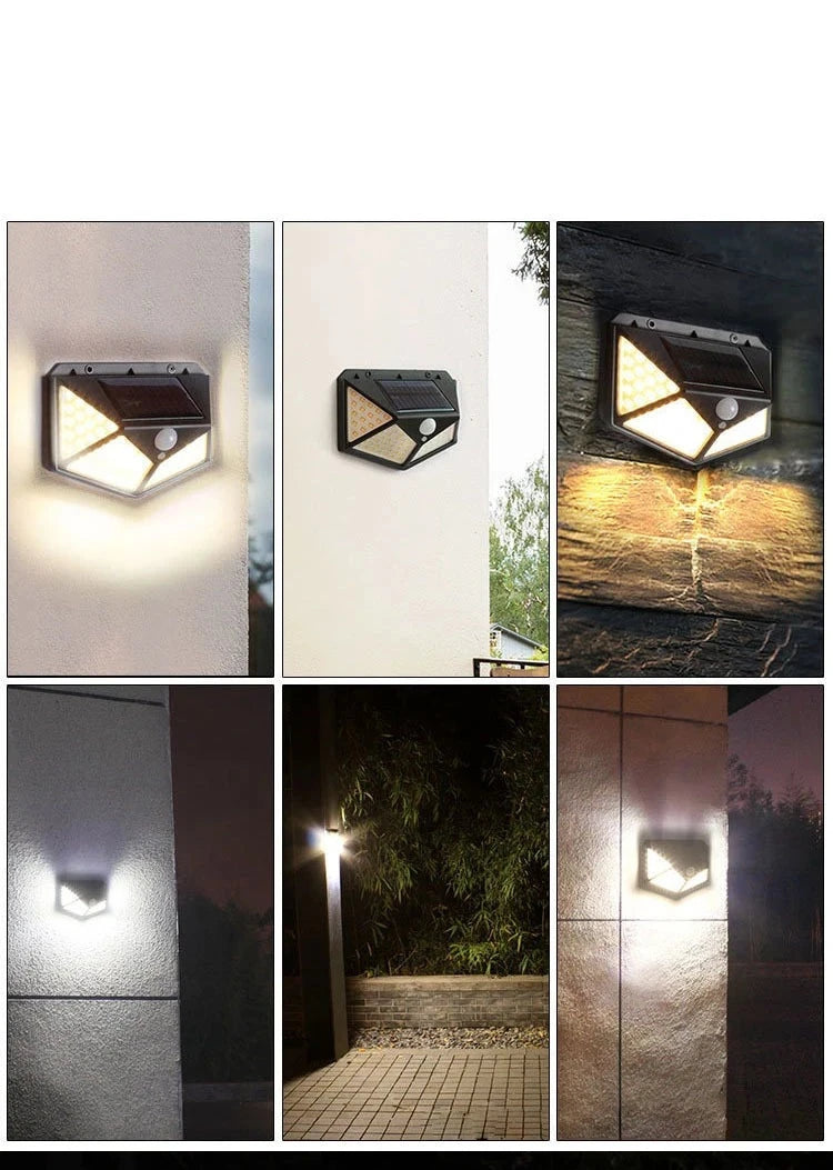 Luminária De Led Solar Com Sensor De Movimento