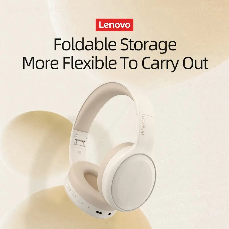 Lenovo-TH30 Fones De Ouvido Sem Fio Com Microfone, Bluetooth