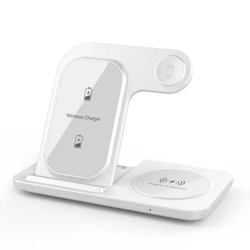 Carregador Turbo - 3 Em 1 - Celular Fone e Relógio